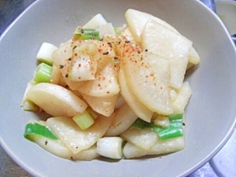 大根とネギ味噌いた~め